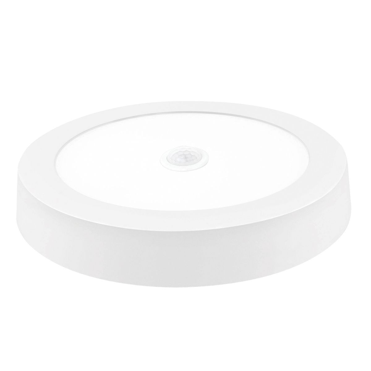 AVC - Pack 3 Panel Redondo LED ECO Sobrepuesto Blanco Con Sensor 18W Frío