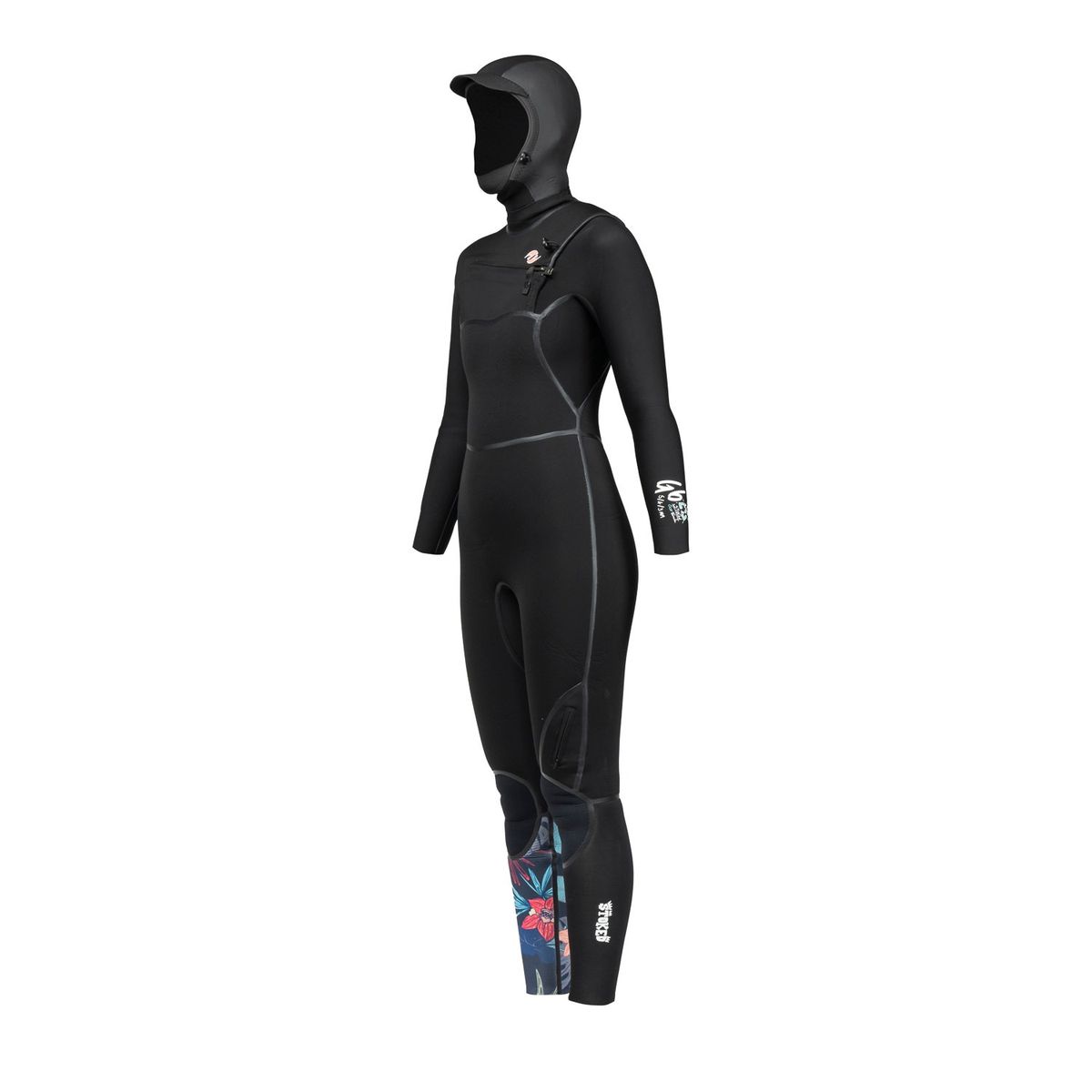 STOKED - Traje De Baño G6 37716 Hooded Negro STOKED