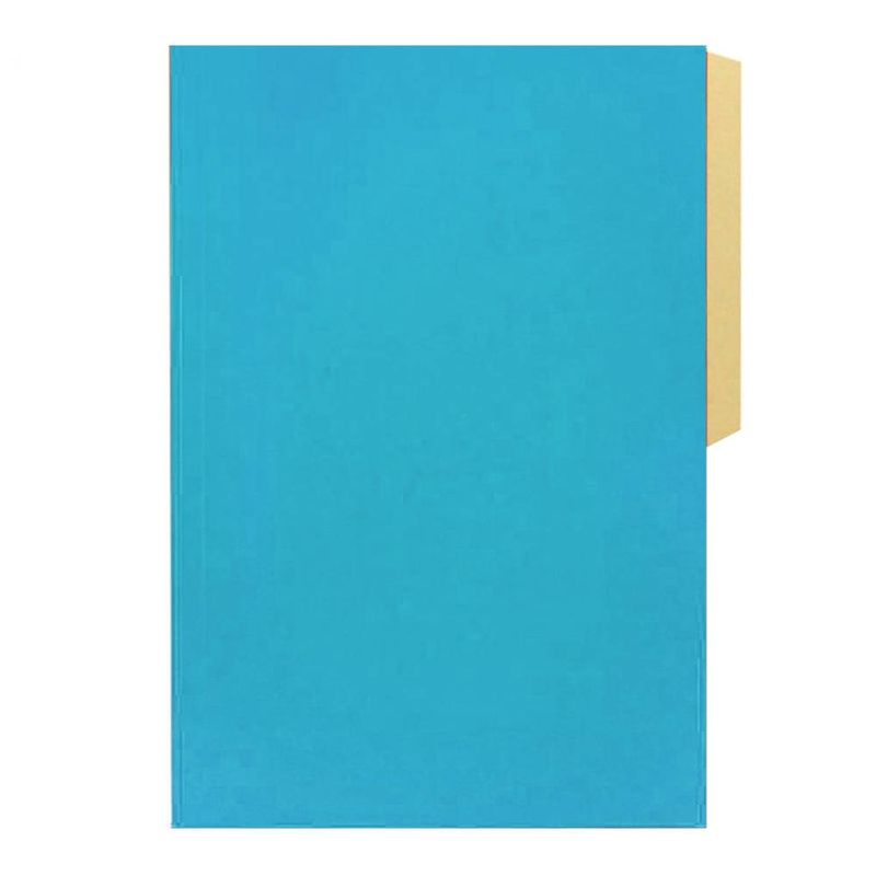 HALLEY - Pack 10  Carpeta cartulina pigmentada celeste
