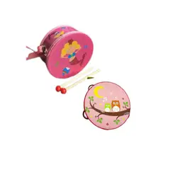 ARTIDIX - Pandero y Tamboril infantil Rosa Pack Instrumental