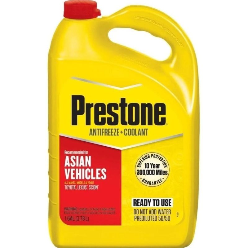 PRESTONE - Anticongelante coolant rojo Toyota, Lexus y Scion 50/50
