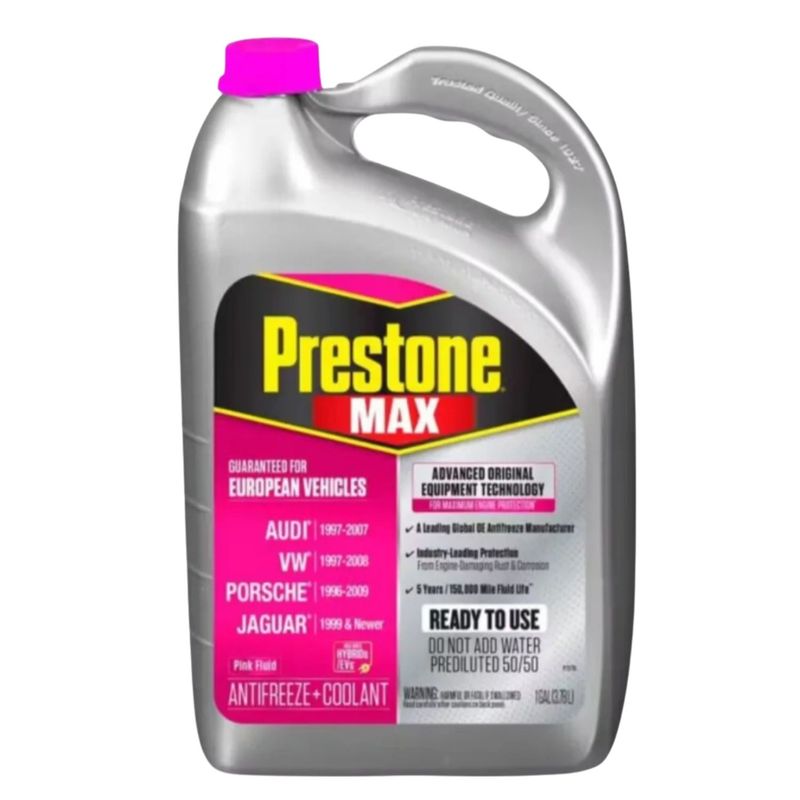 PRESTONE - Anticongelante rosado Porsche VW Audi Jaguar Norma G30 G12