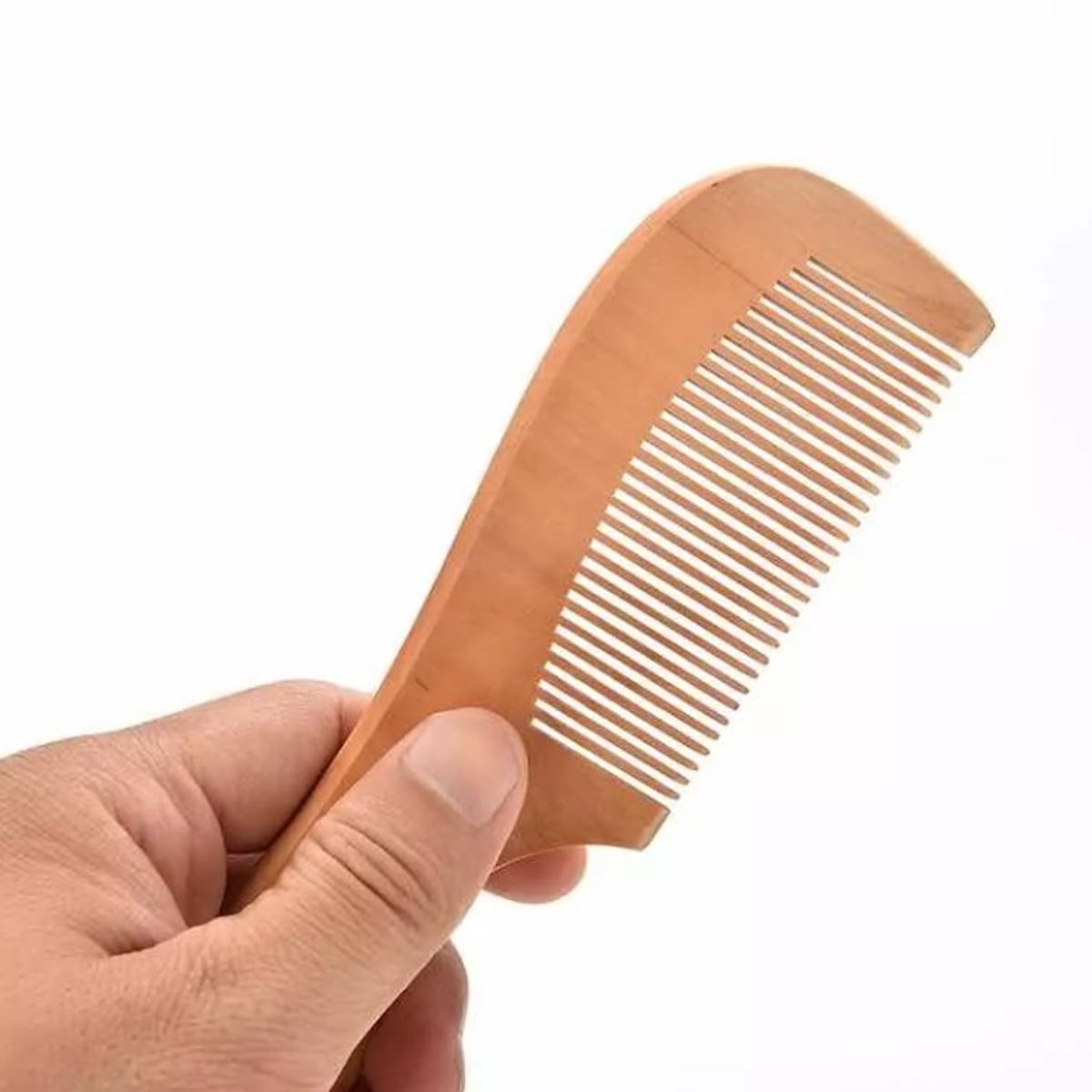 GENERICO - Peineta Para Cabello De Madera 18 Cms