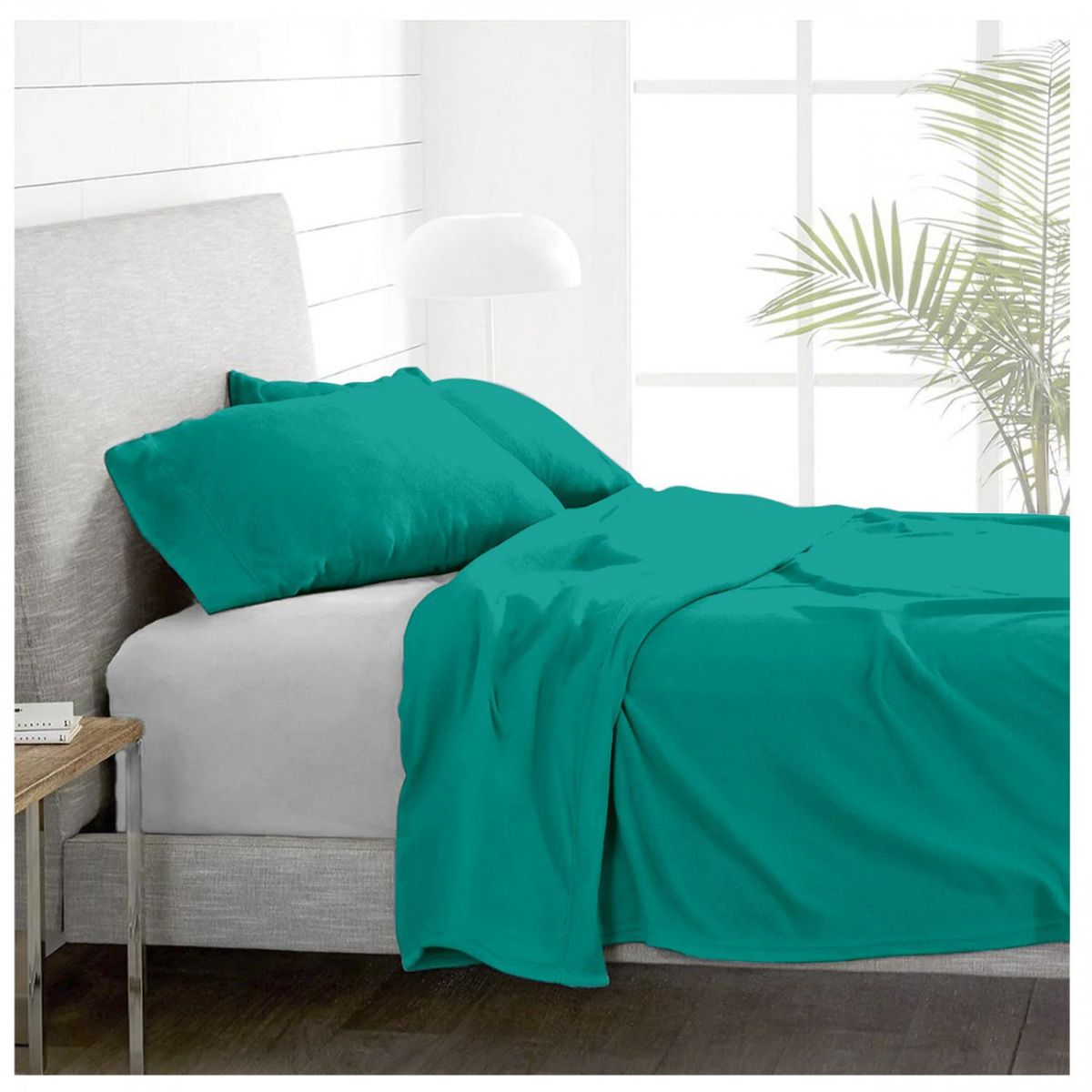 GENERICO - Sabanas De Polar (Queen) Otoño Invierno - Turquesa - 2 plazas
