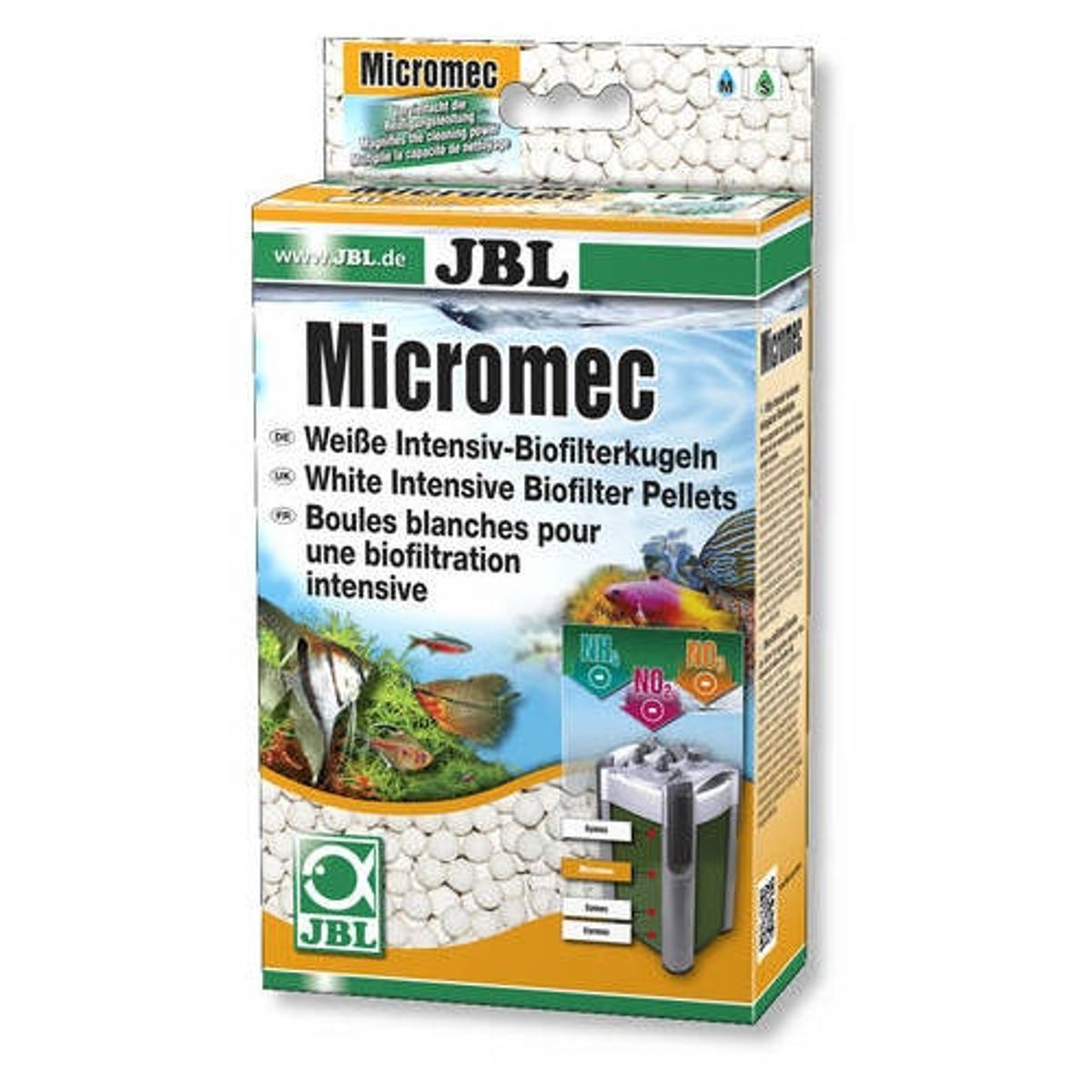 GENERICO - Jbl Micromec 1 Litro Pellets Biofiltro Premium Acuarios