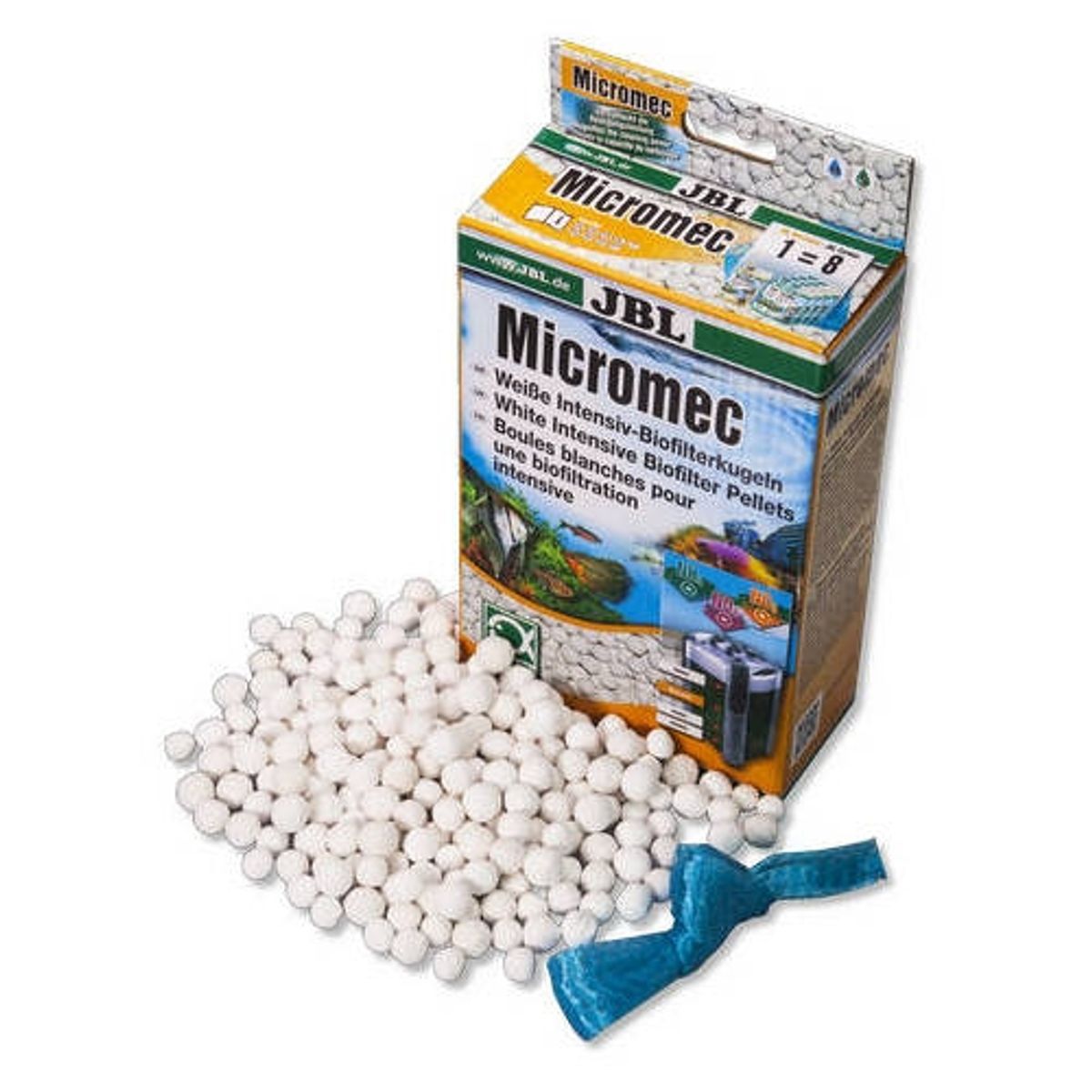 GENERICO - Jbl Micromec 1 Litro Pellets Biofiltro Premium Acuarios