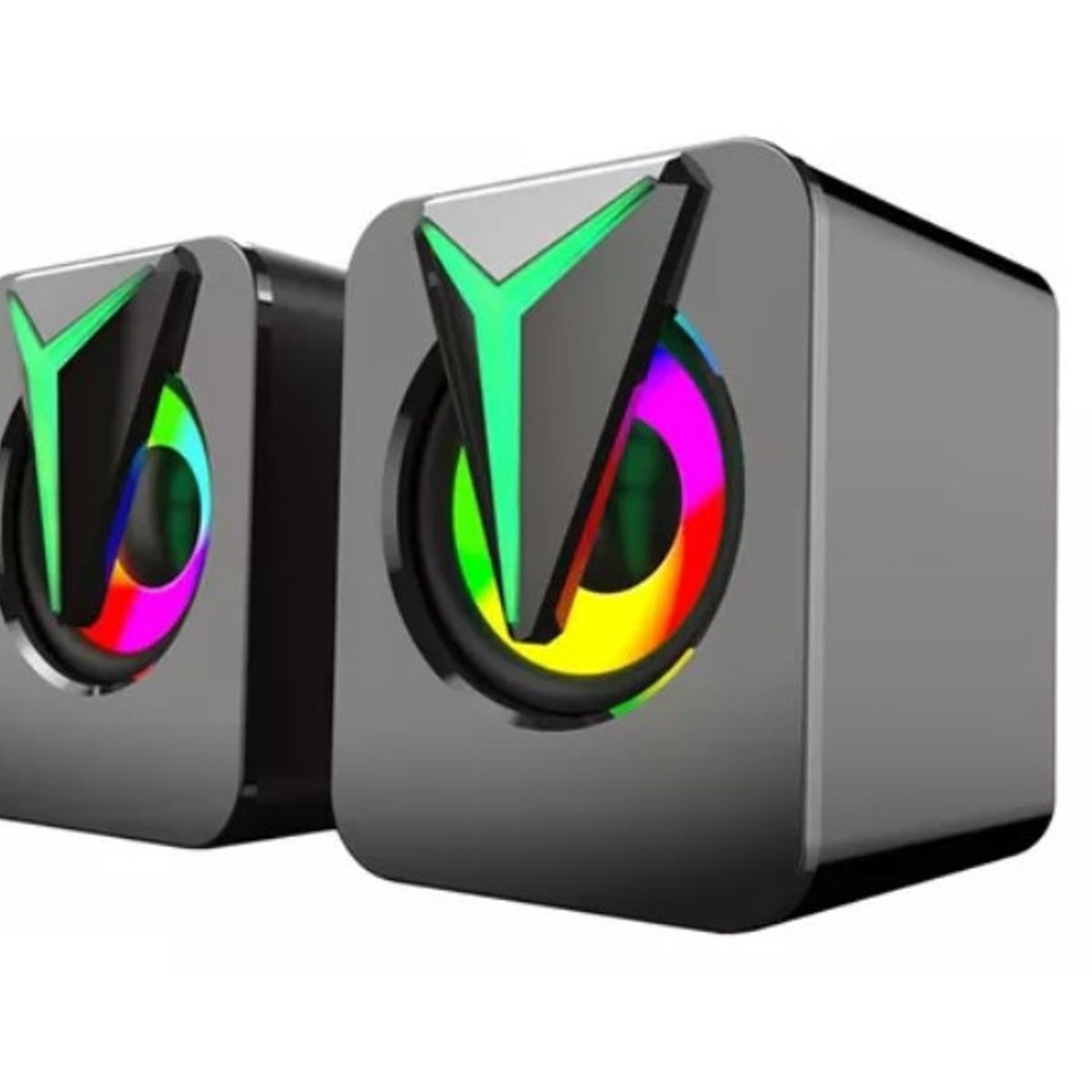 GENERICO - Altavoces Para Ordenador Multimedia Estéreo Luminosos