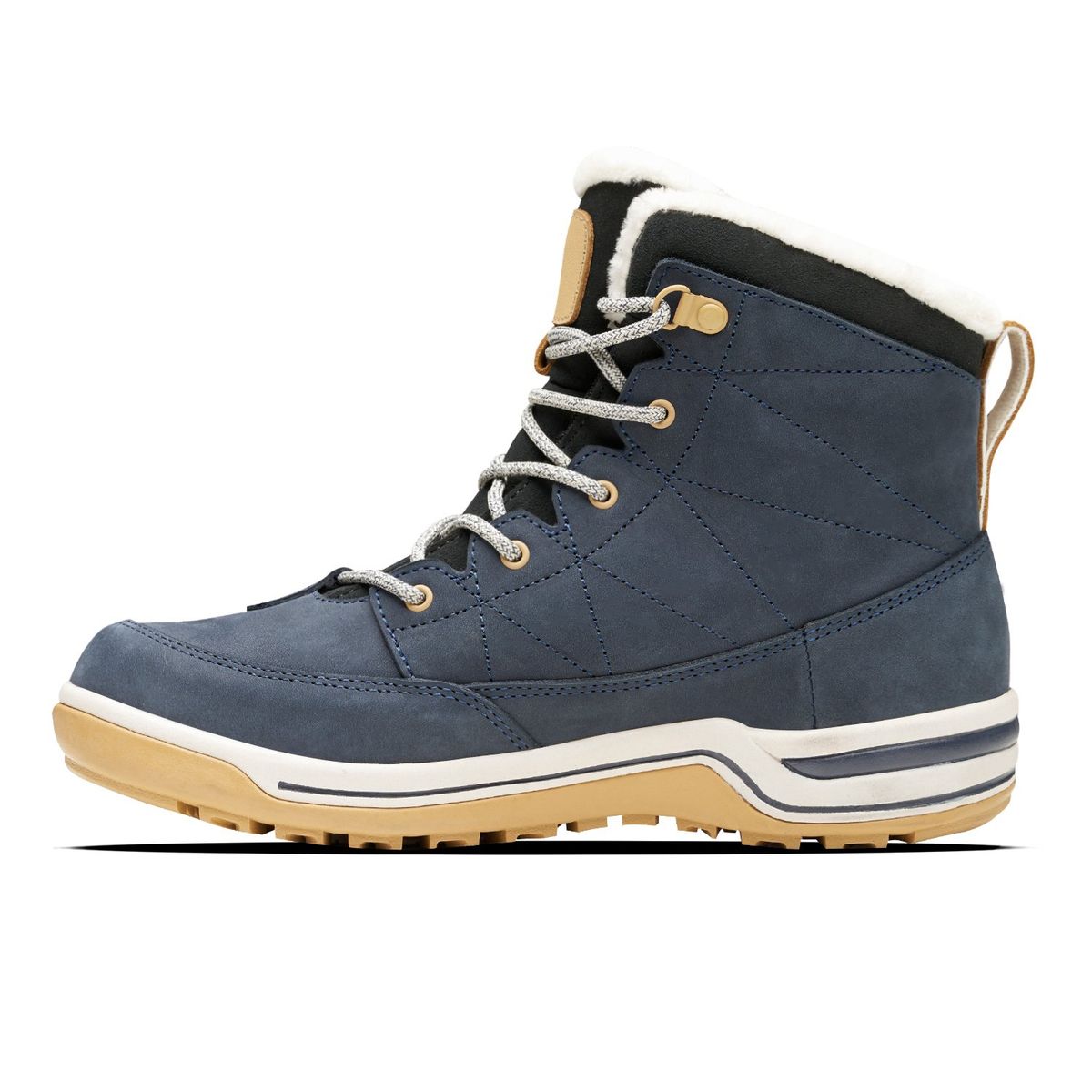 LIPPI - Bota Mujer Native Mid II Azul Noche Taupe Lippi