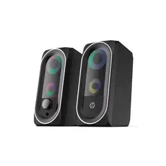 HP - Parlantes Gamer RGB DHE-6001 Jack 3.5mm 6W