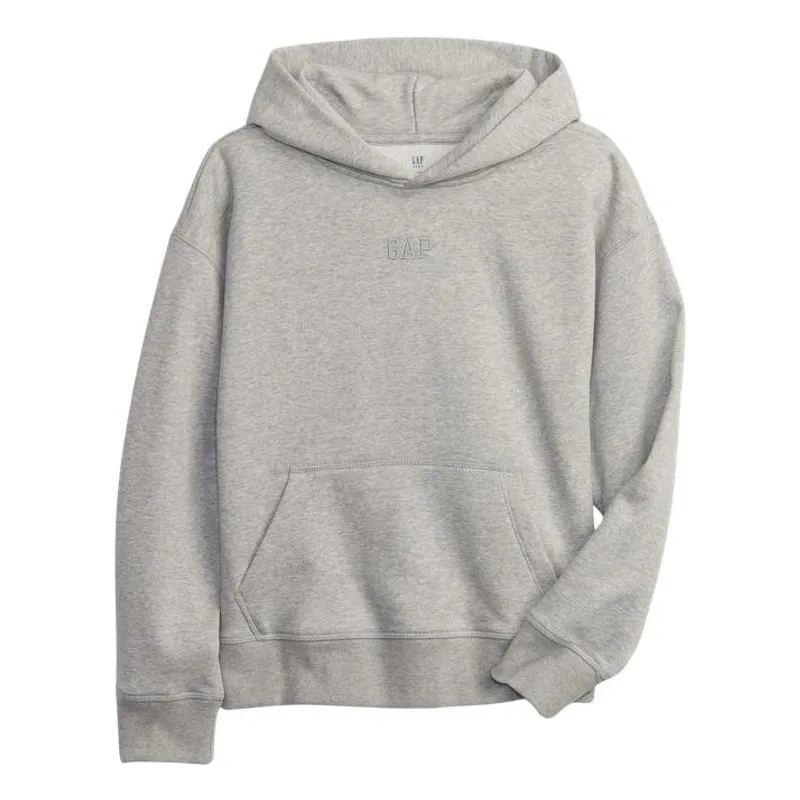 GAP - Polerón Mini Logo Con Gorro Gris GAP