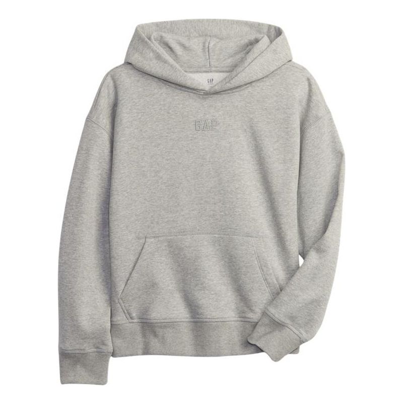 GAP - Polerón Mini Logo Con Gorro Gris GAP