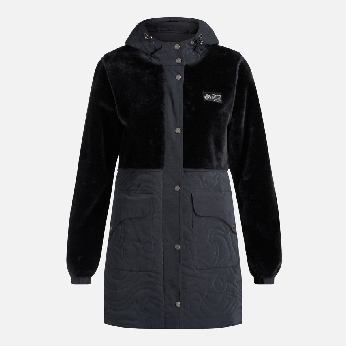 HAKA HONU - Chaqueta Mujer Noes-ni Negro Haka Honu