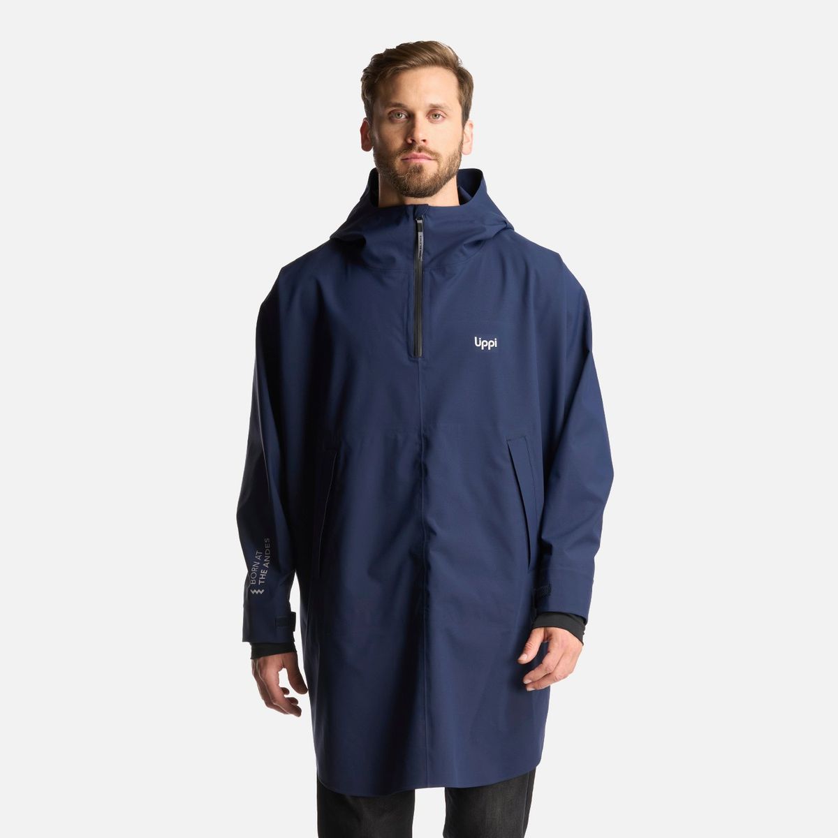 LIPPI - Chaqueta Hombre Galope B- Dry Rain Cover Azul Marino Lippi
