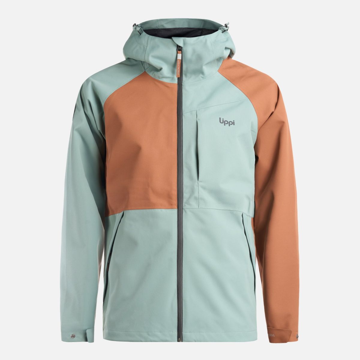 LIPPI - Chaqueta Hombre Massif B-Dry Hoody Jacket Jade Oscuro Lippi