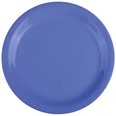 IMAHE - Set De 4 PLATO MELAMINA AZUL 18 CM