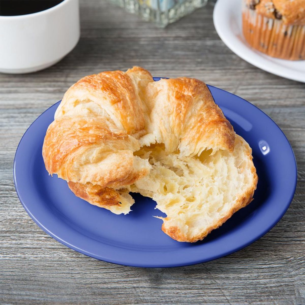 IMAHE - Set De 4 PLATO MELAMINA AZUL 18 CM IMAHE