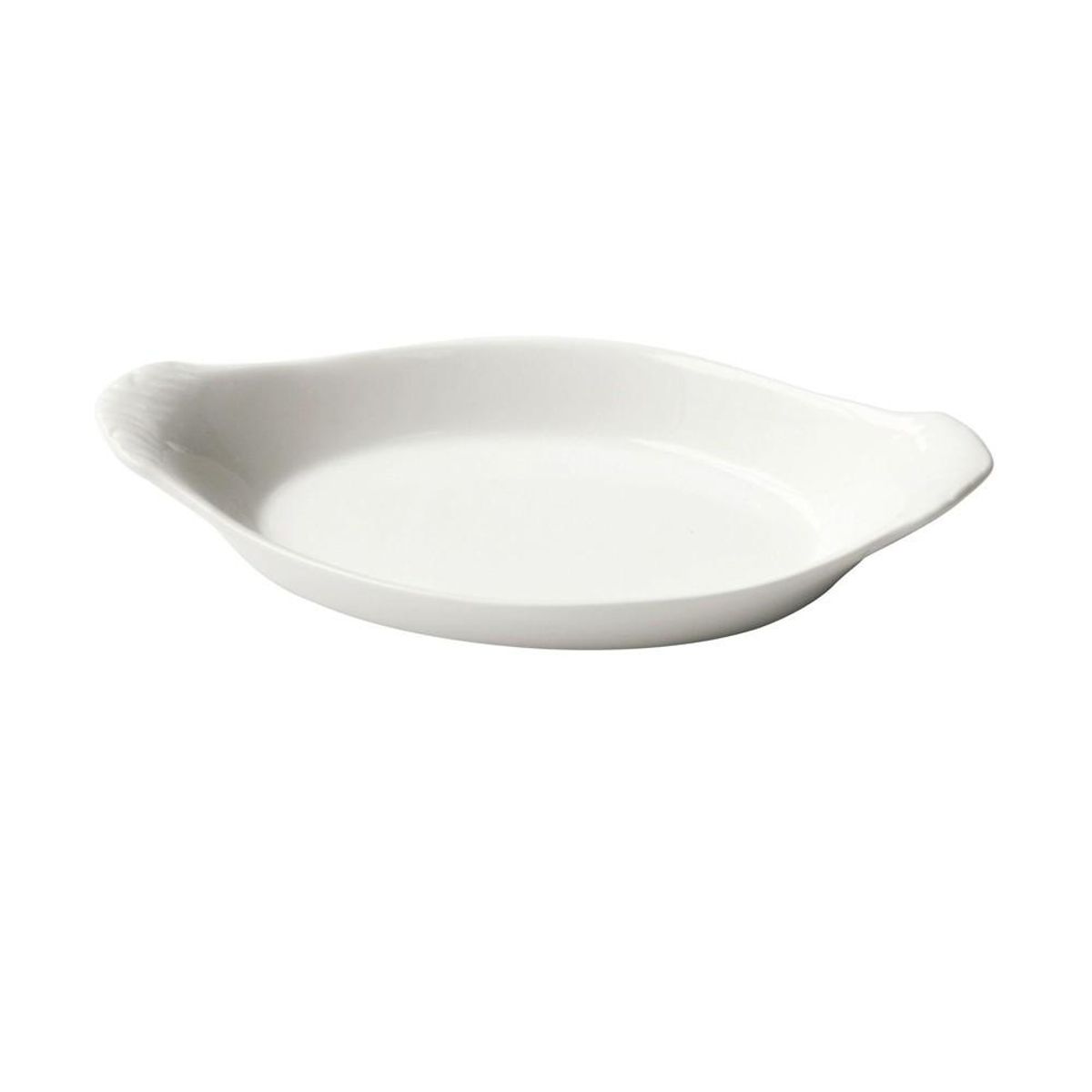 IMAHE - Set De 2 Plato Oval Con Orejas Porcelana 225 Cm IMAHE