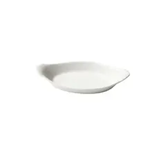 IMAHE - Set De 2 Plato Oval Con Orejas Porcelana 225 Cm