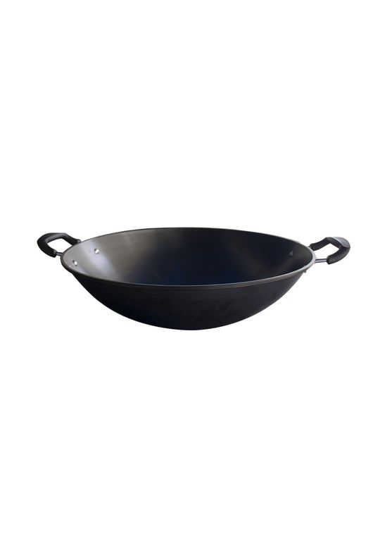 WOK DISCO HIERRO NEGRO GRUESO 47 CM IMAHE.