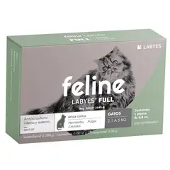 AGROVET - Feline Full Antiparasitario int/externo Gatos Labyes 2-5 kg