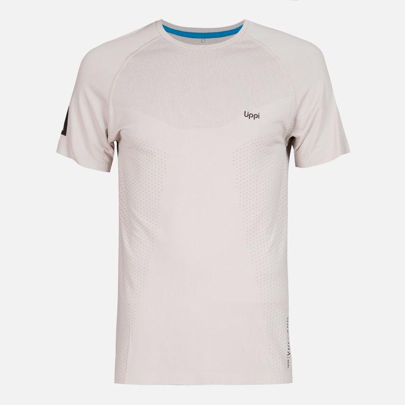 LIPPI - Polera Hombre 4 Run Seamless Trail T-Shirt Gris Lippi