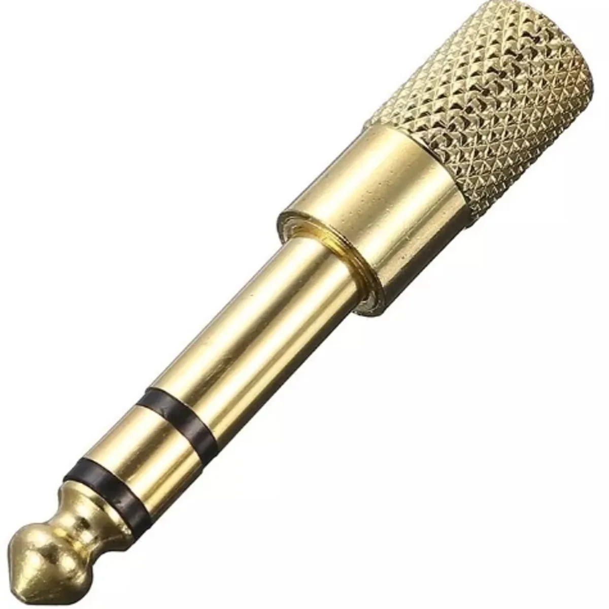 GENERICO - Adaptador Audio Plug 6.5 Macho Jack 3.5 Hembra
