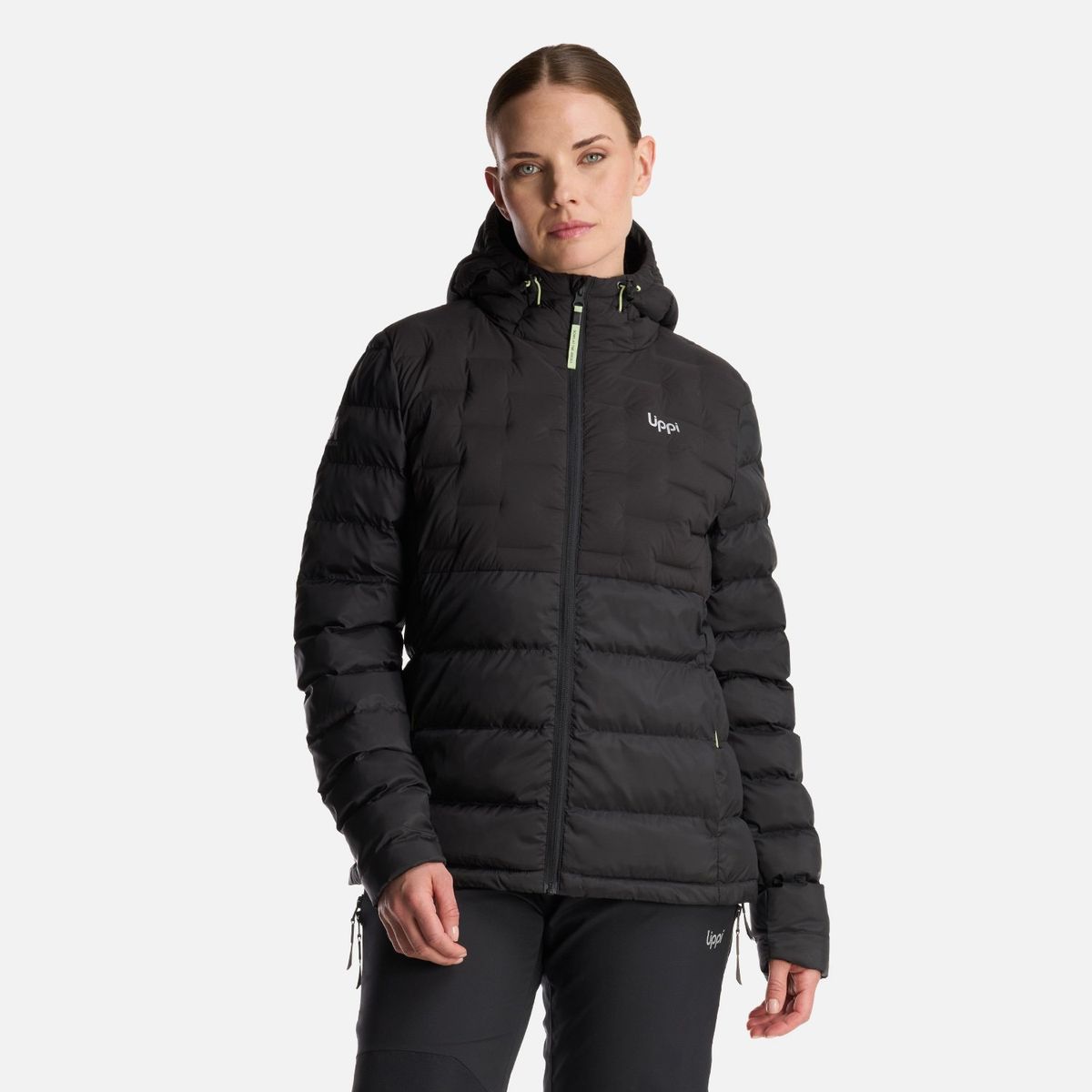 LIPPI - Chaqueta Mujer Bazpur EVO Down Hoody Jacket Negro Lippi