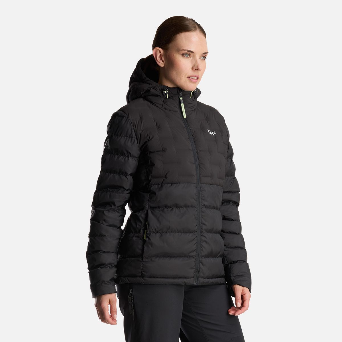LIPPI - Chaqueta Mujer Bazpur EVO Down Hoody Jacket Negro Lippi