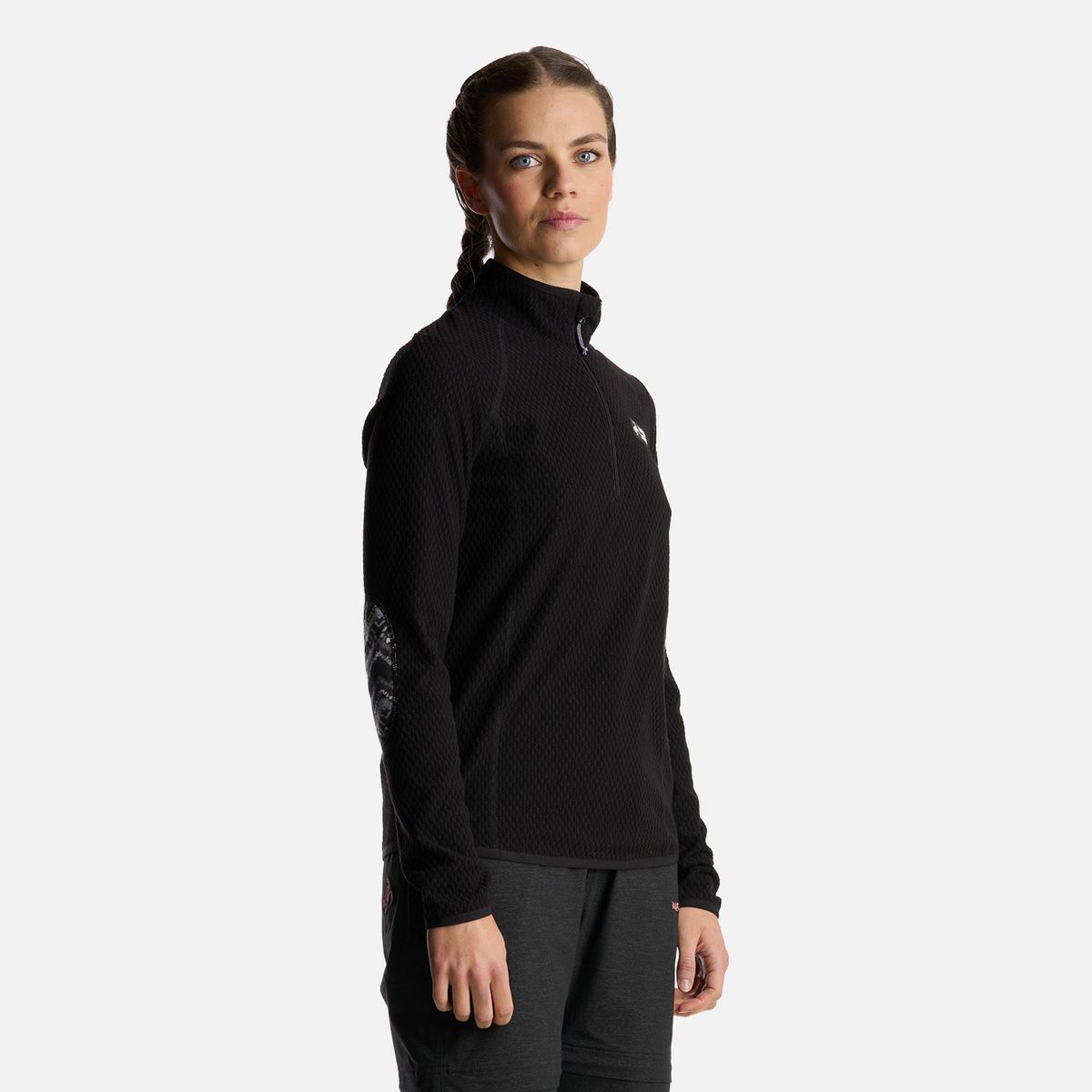 HAKA HONU - Polerón Mujer Taina Negro Haka Honu