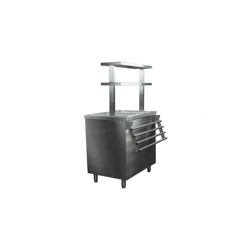 IMAHE - BAÑO MARIA ELECTRICO IMAS 2 CONTENEDORES GN 75*60*145 CM IMAHE