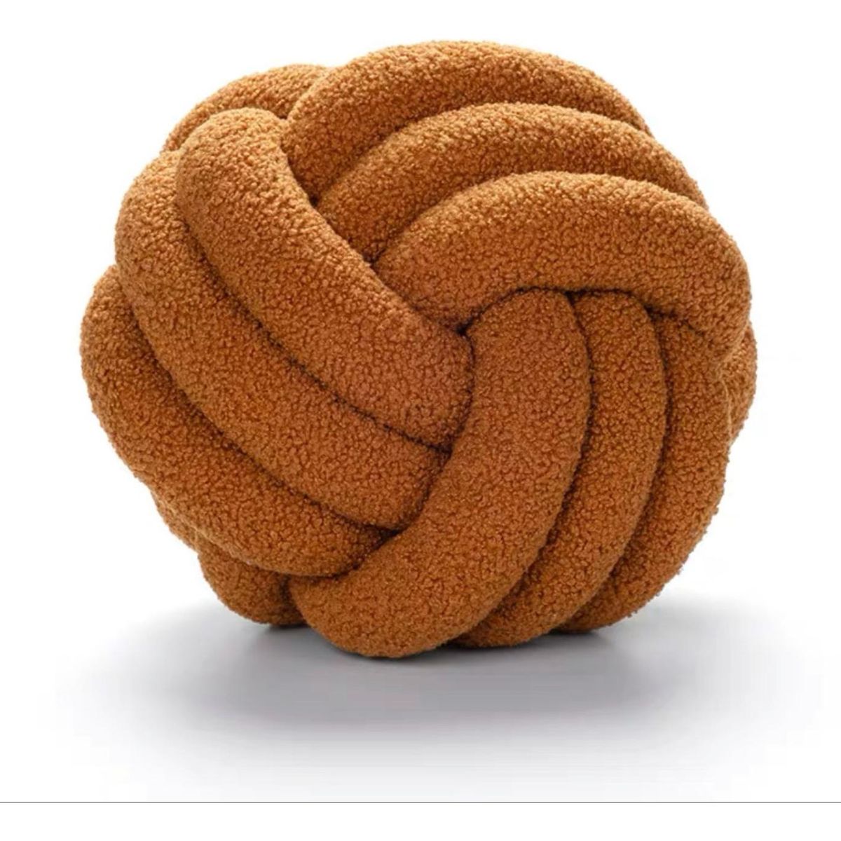 GENERICO - Cojin Decorativo Modelo Nudo Acolchado - Cafe