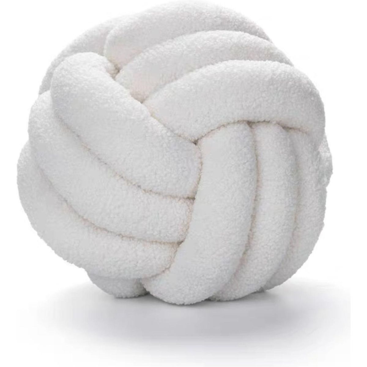 GENERICO - Cojin Decorativo Modelo Nudo Acolchado - Blanco