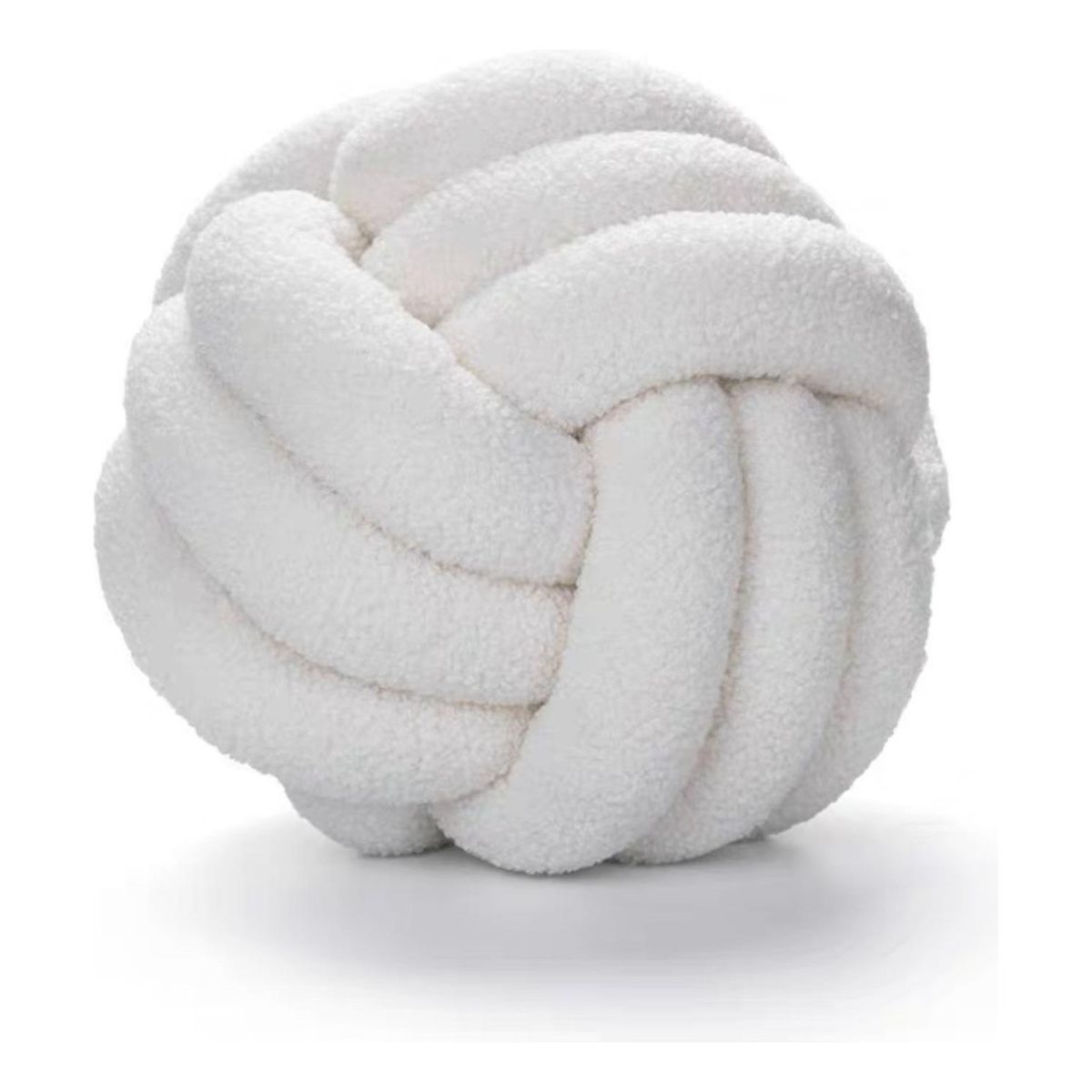 GENERICO - Cojin Decorativo Modelo Nudo Acolchado - Blanco