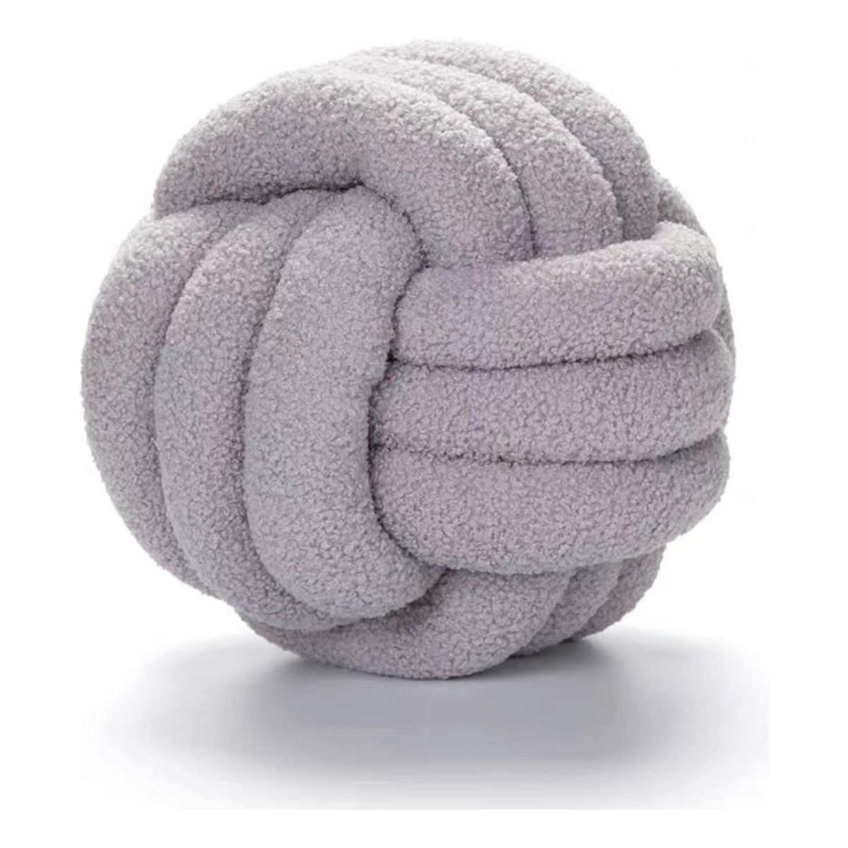 GENERICO - Cojin Decorativo Modelo Nudo Acolchado - Gris