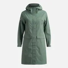 LIPPI - Chaqueta Mujer Mountains Live B-Dry Long Jacket Verde Musgo
