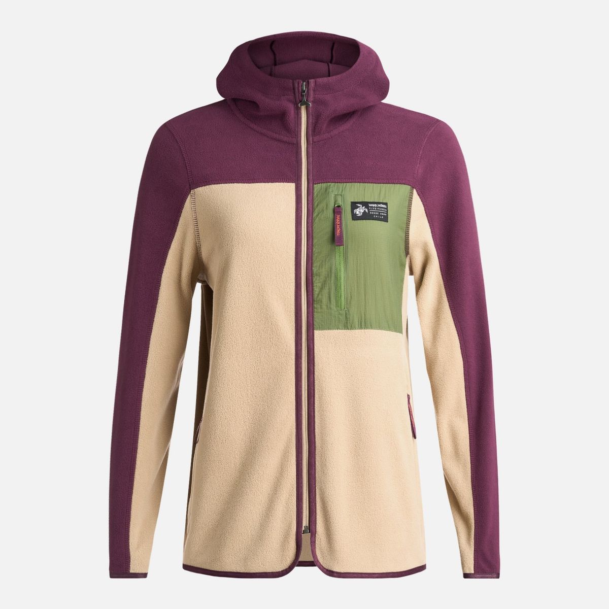 HAKA HONU - Poleron Mujer Leñera Morado Oscuro Haka Honu