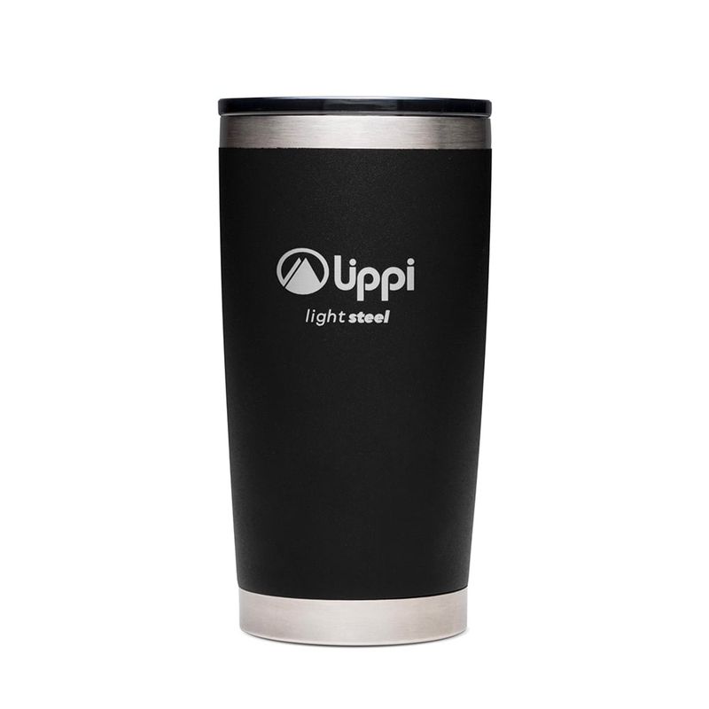 LIPPI - Botella Light Steel Tumbler 600 ML Negro Lippi