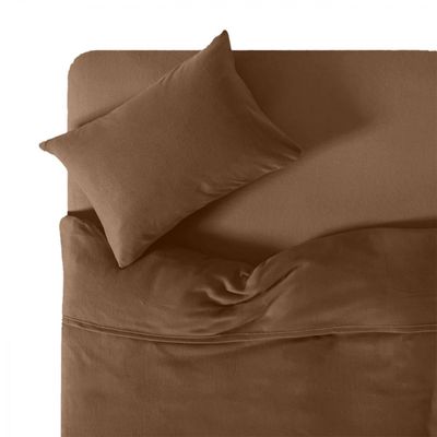 Imagen 2 del producto Sabanas De Polar (Queen) Otoño Invierno - Cafe - 2 plazas