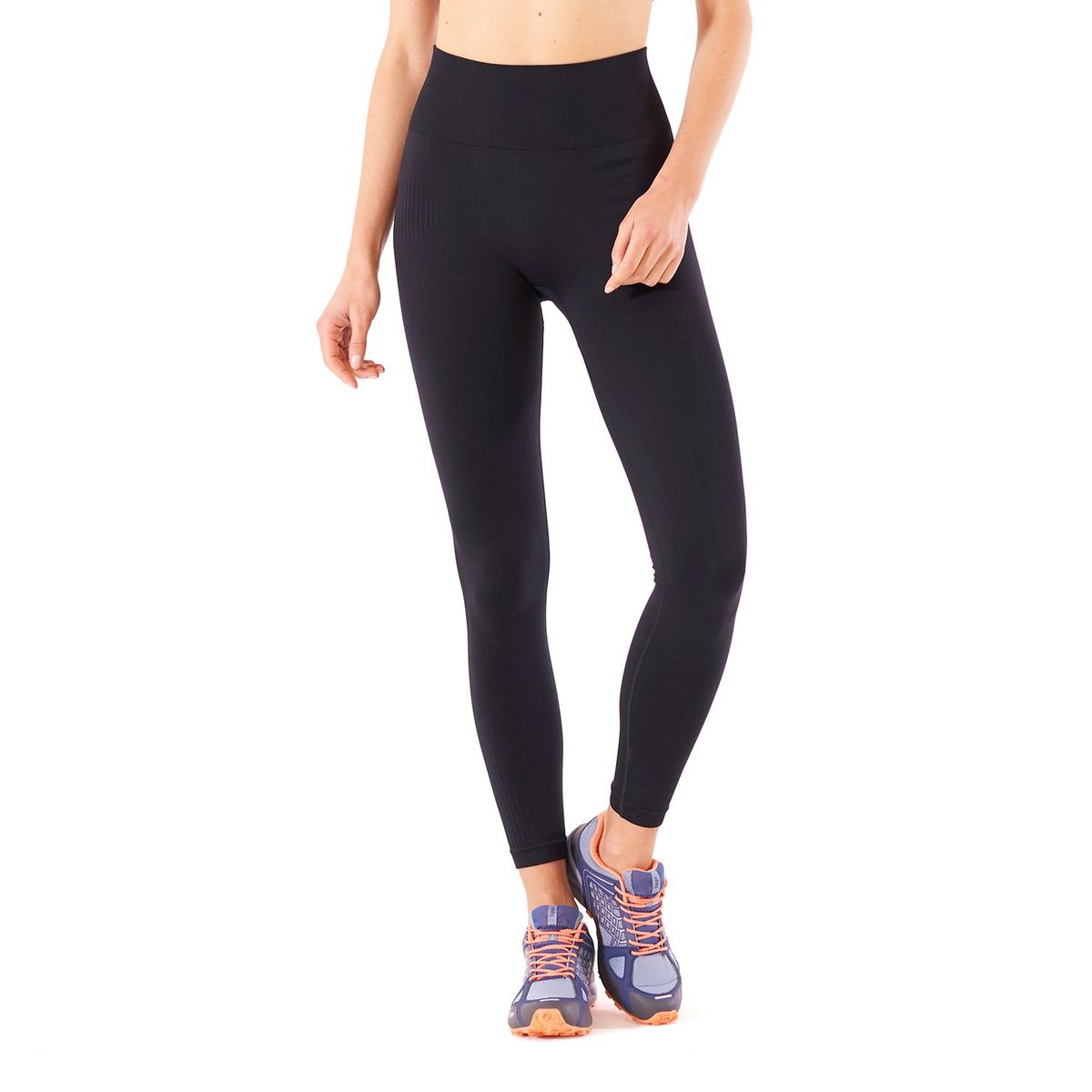 LIPPI - Calza Mujer In-Motion Seamless Leggings Negro Lippi