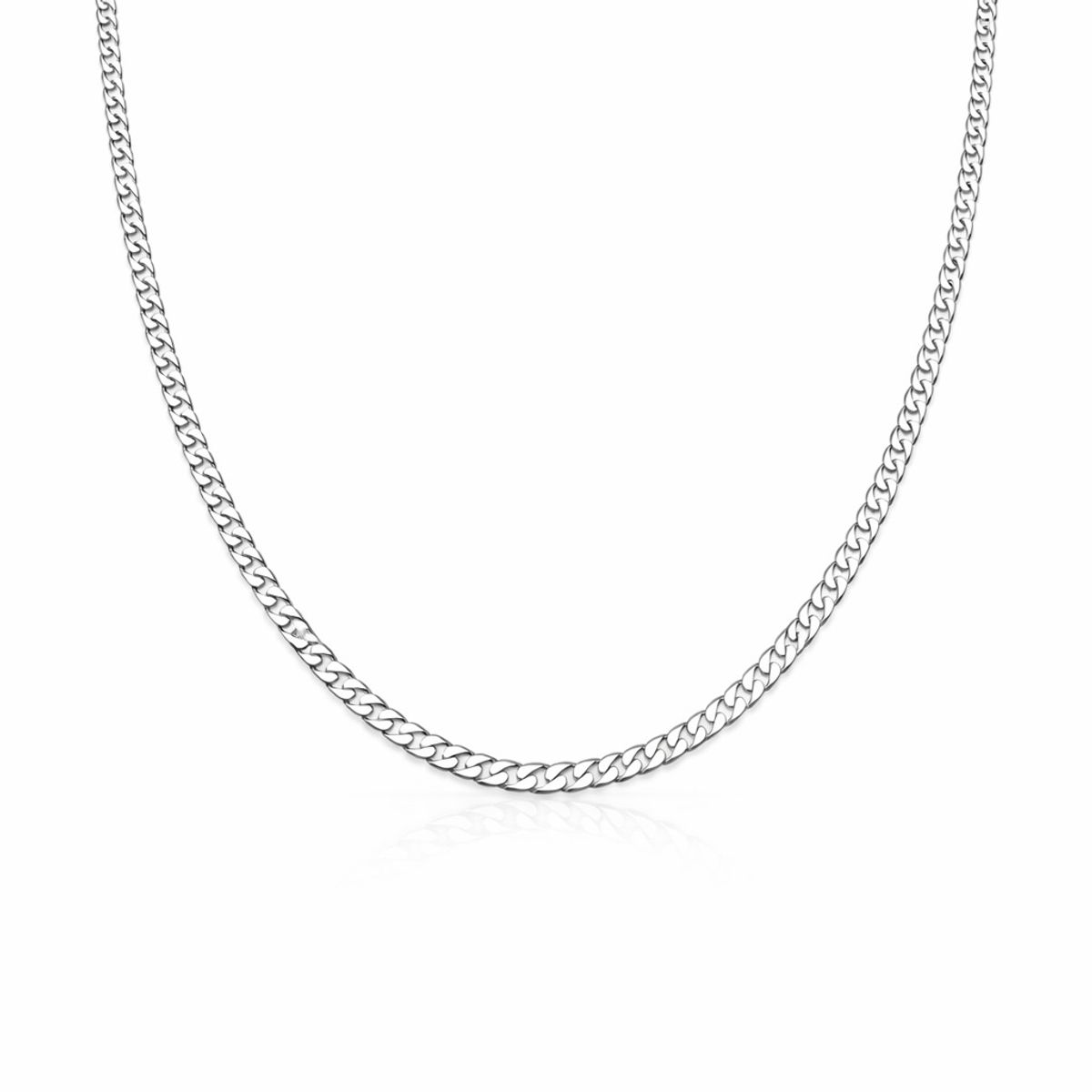 JOYAS MYTOKE - Cadena Grumet 50cm Plata Fina 925 Juvenil