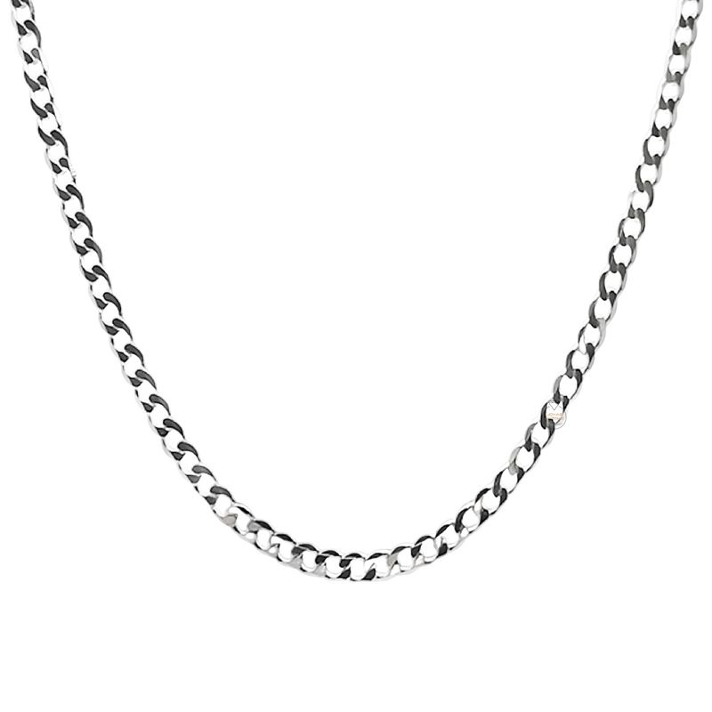 JOYAS MYTOKE - Cadena Grumet 50cm Plata Fina 925 Juvenil
