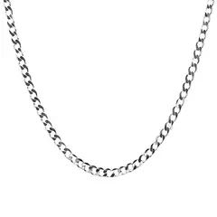 JOYAS MYTOKE - Cadena Grumet 50cm Plata Fina 925 Juvenil