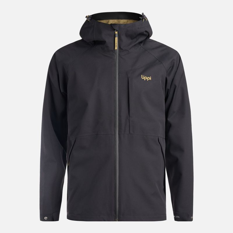 LIPPI - Chaqueta Hombre Massif B-Dry Hoody Jacket Negro Lippi