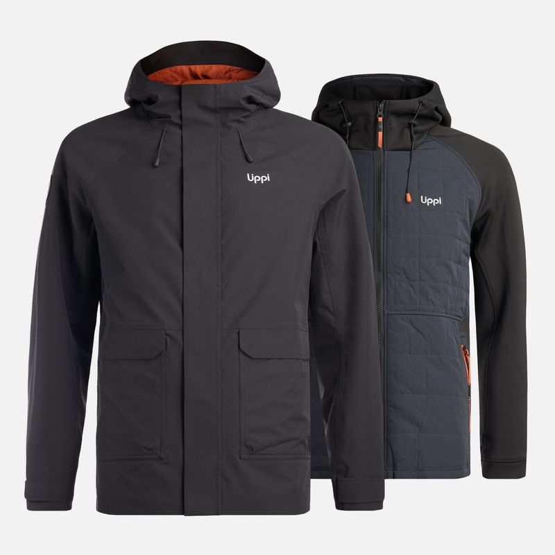 LIPPI - Chaqueta Hombre All In Fusion 3 Jacket Negro Lippi