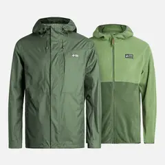 HAKA HONU - Chaqueta Hombre Corteza Verde Militar
