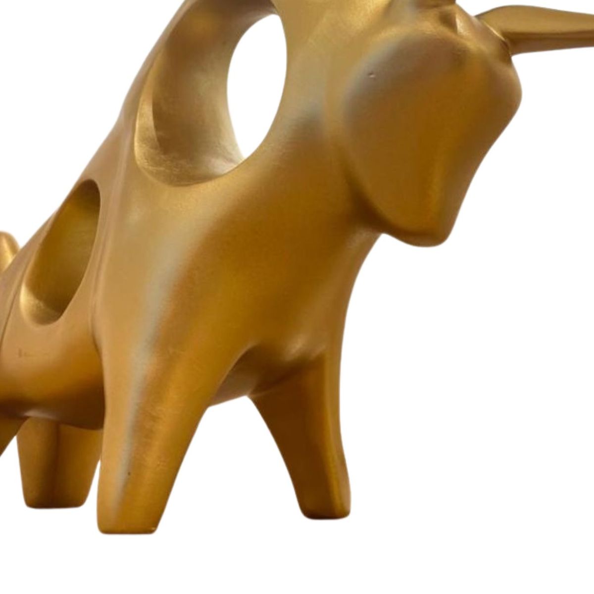 BOHEMIK - Toro ornamental estilo nórdico dorado