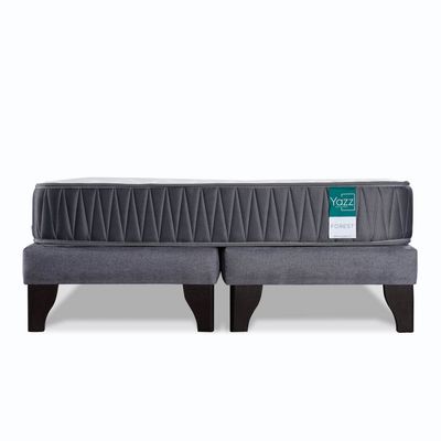 Imagen 2 del producto Cama Europea Forest 2 Plazas Resortes Base Dividida