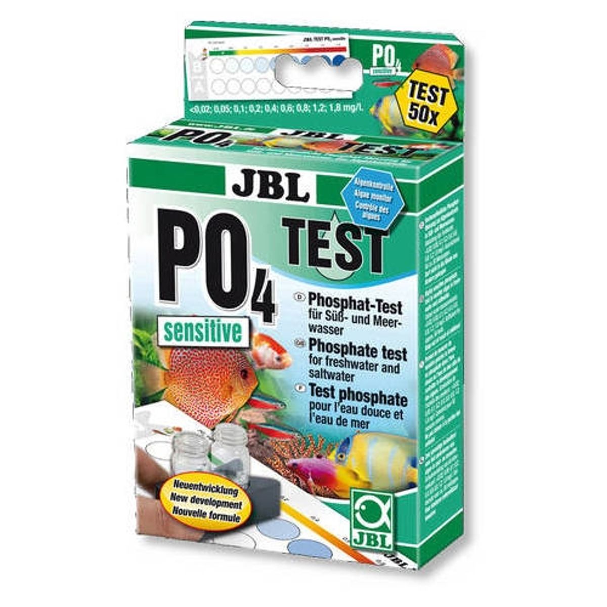 GENERICO - Jbl Test Po4 Medidor De Fosfatos Acuarios Y Estanques