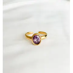 EL BAZAR DE ELLA - Anillos baño de oro 18 quilates 3 colores disponibles
