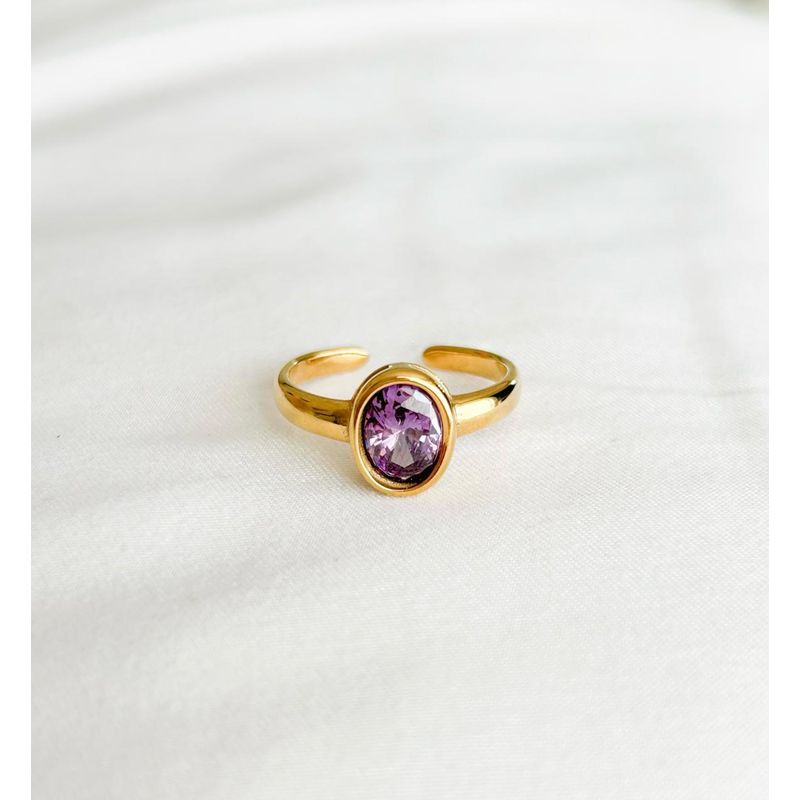 EL BAZAR DE ELLA - Anillos baño de oro 18 quilates 3 colores disponibles